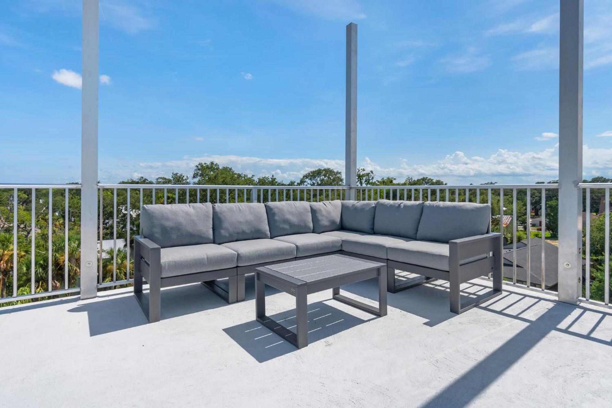 The Ray - Penthouse Suite - 360° Rooftop View St. Augustine Extérieur photo